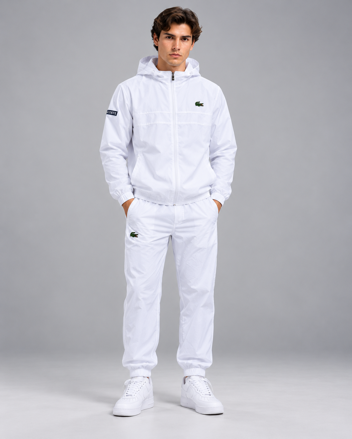 Chándal Lacoste — blanco