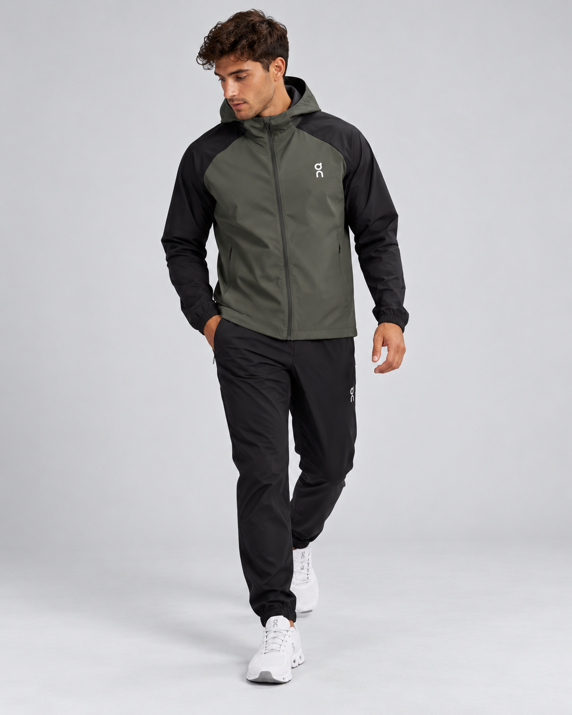 Chándal On Running — Verde Oliva y Negro 🖤🌿