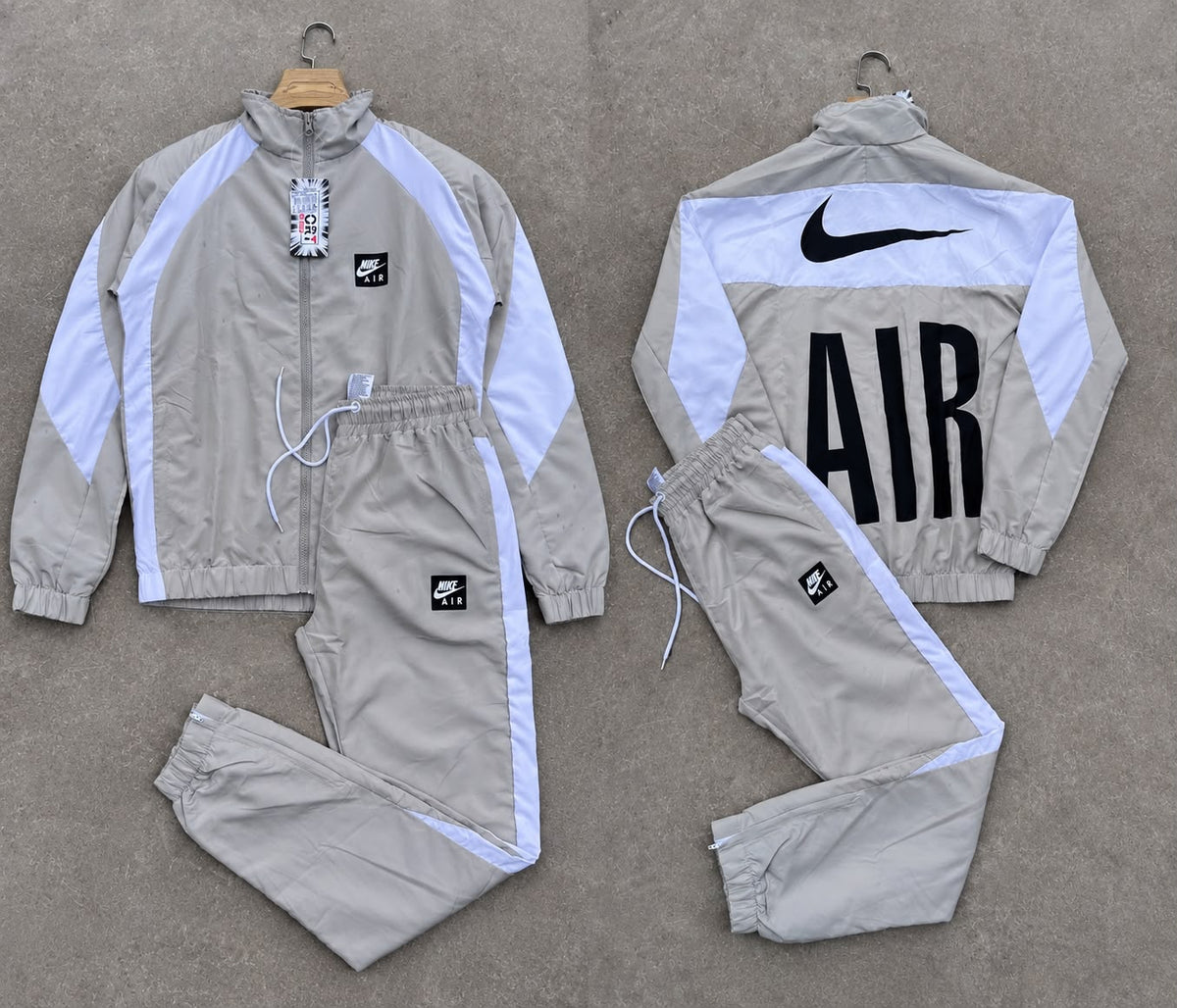 Chándal Nike — gris y blanco