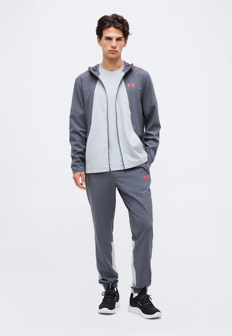 Chándal Under Armour — azul marino, gris y rojo