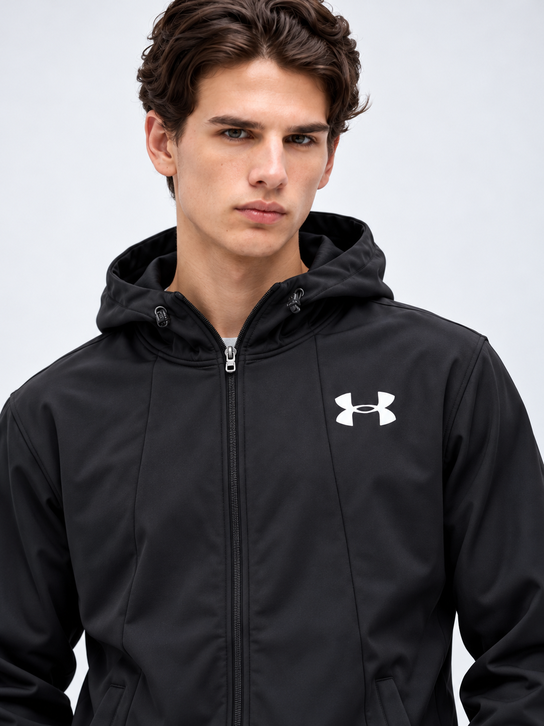 Chándal Under Armour — negro y blanco
