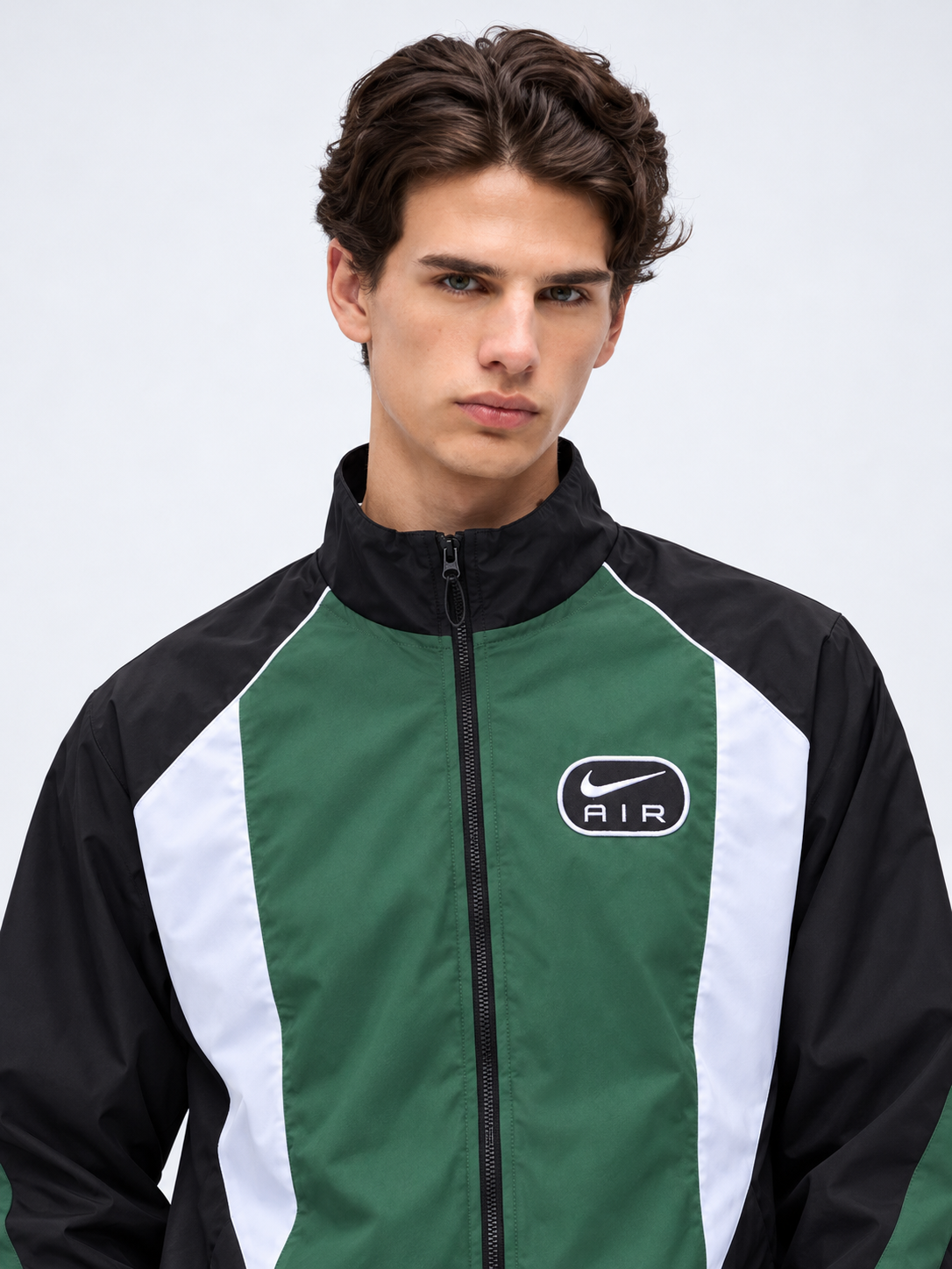 Chándal Nike — verde, negro y blanco