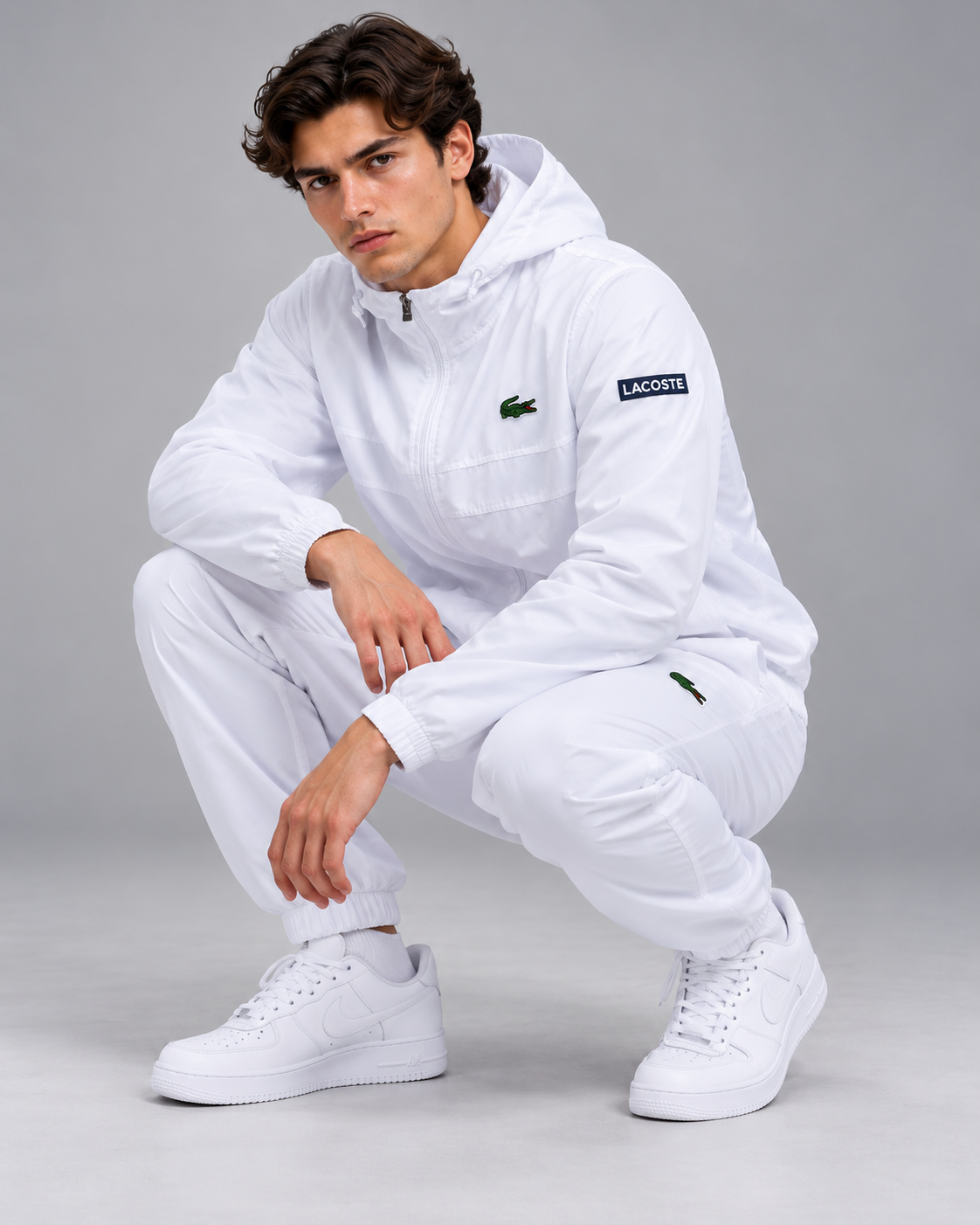 Chándal Lacoste — blanco