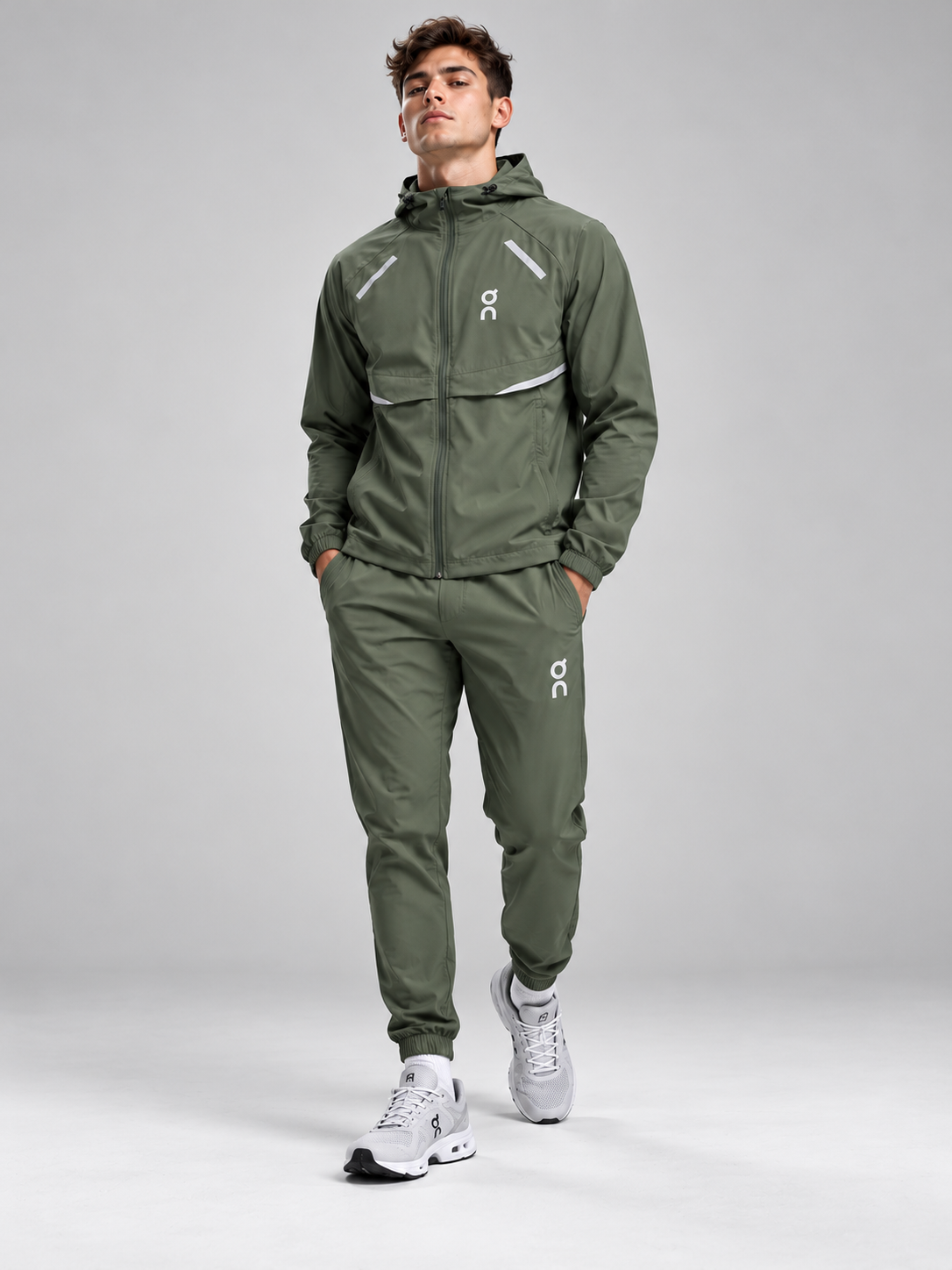 Chándal On Running – Verde Oliva 🌿