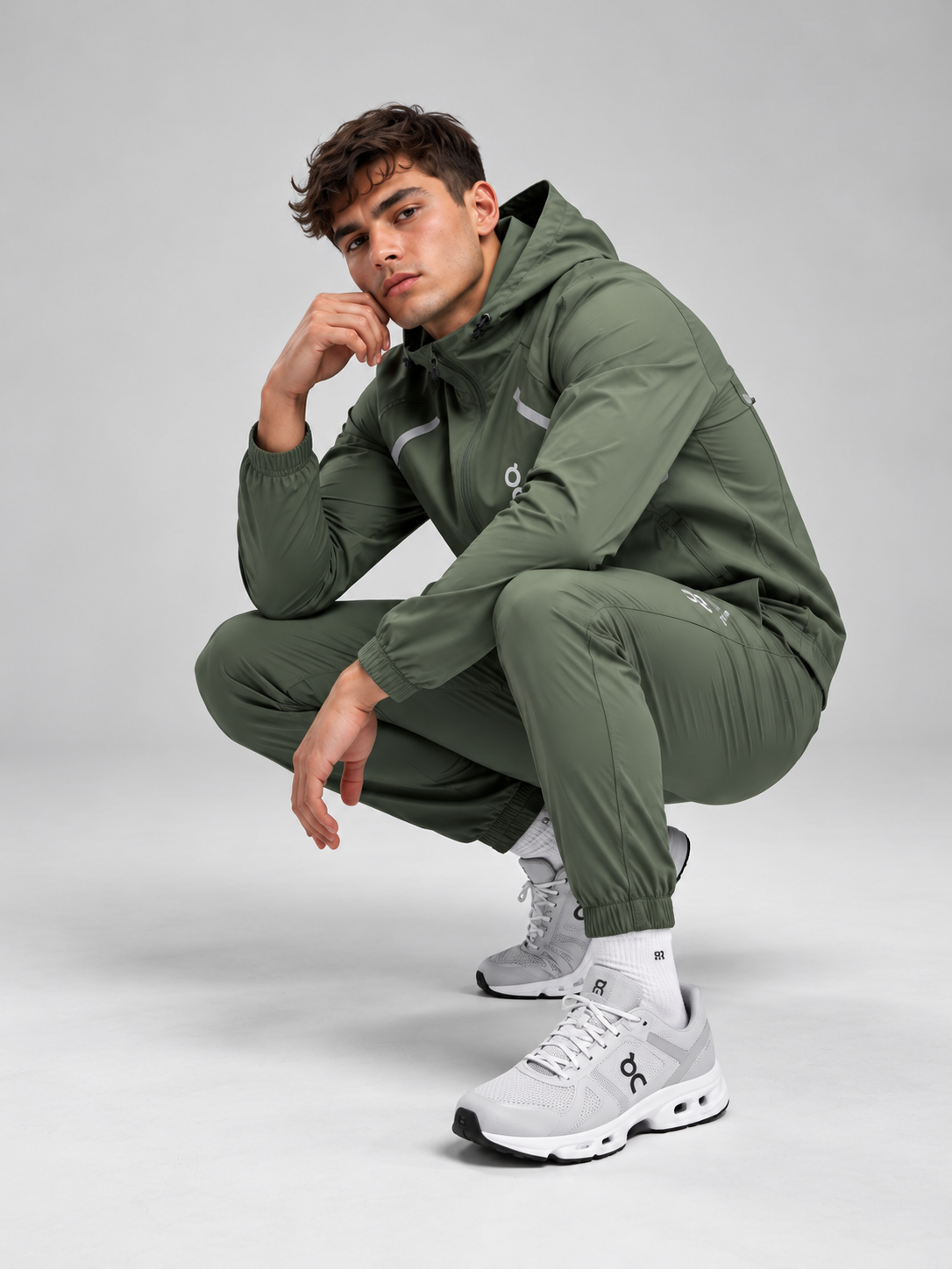 Chándal On Running – Verde Oliva 🌿