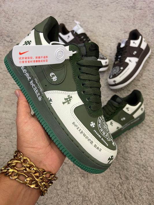 AIR FORCE CHROME HEARTS ( verde )